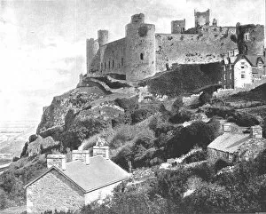 Merionethshire Mouse Mat Collection: Harlech Castle, Merionethshire, Wales, 1894. Creator: Unknown