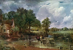 Landscape paintings Photographic Print Collection: The Hay Wain, 1821, (1912). Artist: John Constable