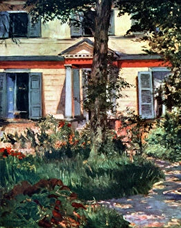 Manet Collection: The House at Rueil, 1882 (1926). Artist: Edouard Manet