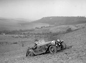 Coventry Mouse Mat Collection: HRG competing in the London Motor Club Coventry Cup Trial, Knatts Hill, Kent, 1938