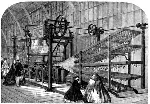 Cultural revolutions Premium Framed Print Collection: The International Exhibition: Messrs. Henderson and Co.'s carpet power-loom, 1862. Creator: Unknown