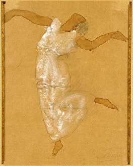 Movement Collection: Isadora Duncan, early 20th century. Artist: Auguste Rodin