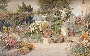 Studio Publications Collection: An Italian Garden, c1903. Artist: George Samuel Elgood