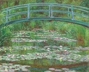 Landscape paintings Framed Print Collection: The Japanese Footbridge, 1899. Creator: Claude Monet
