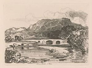 Merionethshire Metal Print Collection: Liber Studiorum: Plate 14, Tan-y-Bwlch, Merionethshire, North Wales, 1838. Creator