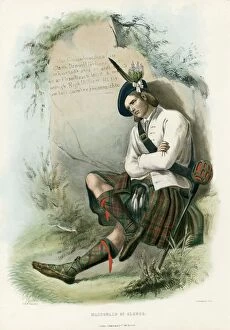 Clan Collection: Macdonald of Glenco, from The Clans of the Scottish Highlands, pub