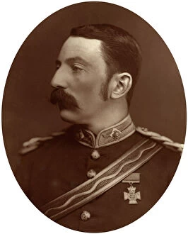 Portraits Photographic Print Collection: Major John Rouse Merriott Chard, VC, 1881