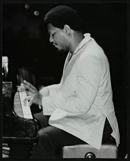 Newport Premium Framed Print Collection: McCoy Tyner performing at the Newport Jazz Festival, Ayresome Park, Middlesbrough, July 1978