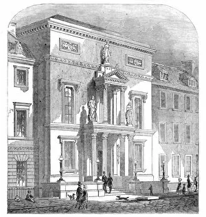 Victorian Architecture Collection: New Physicians Hall, Edinburgh, 1845. Creator: Unknown