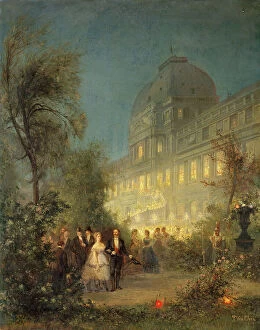 Royalty Collection: Night fete at Tuileries, June 10, 1867, on the occasion of the visit of foreign sovereigns to