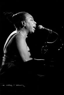 Fred Foskett Collection: Nina Simone, Mstricht Jazz Festival, 1992. Creator: Brian Foskett