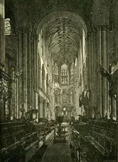 James Collection: Norwich Cathedral. The Choir, Looking East, 1898. Creator: Unknown