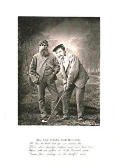 Tom Senior Collection: Old and Young Tom Morris, c1870