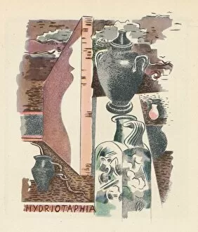 Abstract art Metal Print Collection: The Painter as Illustrator, 1932, (1946). Artist: Paul Nash