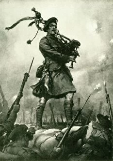 Trenches Collection: How Piper Laidlaw won the Victoria Cross on September 25, 1915, (c1920). Creator