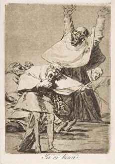 Francisco Goya Canvas Print Collection: Plate 80 from Los Caprichos : It is time (Ya es hora. ), 1799. Creator: Francisco Goya