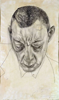 Expressionism Canvas Print Collection: Portrait of the composer Sergei Rakhmaninov (1873-1943), 1930