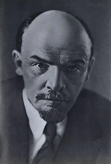 Industrial revolution Photographic Print Collection: Portrait of Lenin, 1970. Creator: Unknown