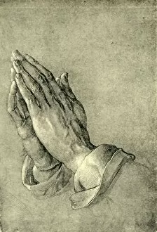 Religious themes in renaissance art Photographic Print Collection: Praying Hands, 1508, (1943). Creator: Albrecht Durer