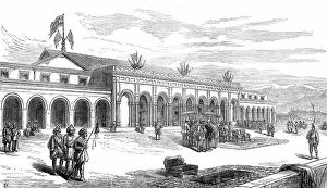 Palaces Collection: The Prince of Wales in India: palace built in two months by the Maharajah of Cashmere...1876