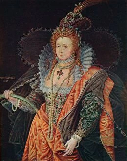 Fashion Premium Framed Print Collection: Queen Elizabeth I, 16th century (1905)