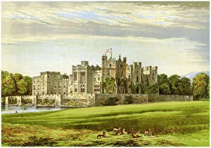 William Morris Collection: Raby Castle, County Durham, home of the Duke of Cleveland, c1880