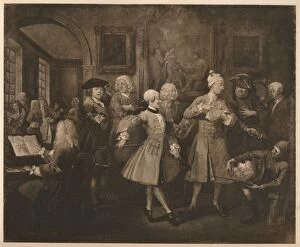 Related Images Collection: A Rakes Progress - 2: The Levee, 1733. Artist: William Hogarth