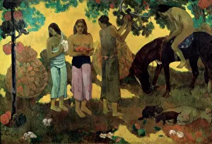 Impressionist Collection: Rupe Rupe (Fruit Gathering), 1899. Artist: Paul Gauguin