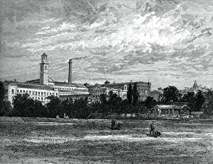 New Houses Collection: Saltaire works, c1880