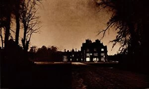 Palaces Pillow Collection: Sandringham House, Norfolk, on the night of King George Vs death, 1936