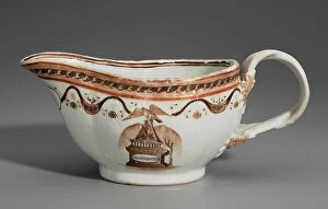 Gilded Collection: Sauce Boat From The George Washington Memorial Service, c1800. Creator: Unknown