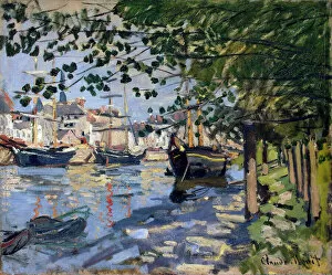 Sailboat Collection: Seine at Rouen, 1872. Artist: Claude Monet