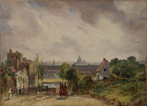 St Pauls Cathedral Canvas Print Collection: Sir Richard Steeles Cottage, Hampstead, 1831 to 1832. Creator: John Constable