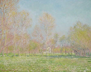Landscape paintings Fine Art Print Collection: Spring, 1877. Creator: Claude Monet
