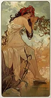 Allegory Collection: Summer, 1896. Artist: Alphonse Mucha