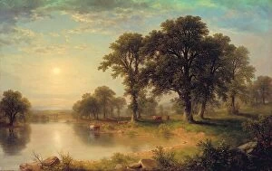 Related Images Glass Frame Collection: Summer Afternoon, 1865. Creator: Asher Brown Durand