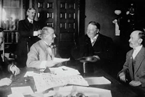 President Taft Collection: Taft registering, between c1910 and c1915. Creator: Bain News Service