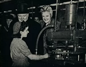 Bradford Collection: Tour of Inspection in an Arms Factory, 1940s, (1945). Creator: Unknown