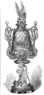 Metalwork Collection: The Town Cup of the Royal Victoria Yacht Club, 1865. Creator: Unknown