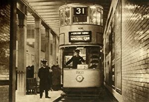 Drive Collection: Tram in the Kingsway Subway, London, 1931, (1933). Creator: Unknown