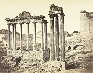 Forum Romanum Collection: Untitled (Ruins of Roman Forum), c. 1867. Creator: Robert MacPherson