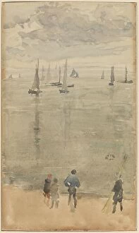 Fine art Photo Mug Collection: Violet [Note?]...The Return of the Fishing Boats, c. 1885. Creator: James Abbott McNeill Whistler