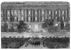 Alexandra Palace Collection: Visit of the Prince and Princess of Wales to Sweden: torchlight procession to…Royal Palace…, 1864