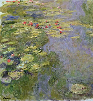 Nature-inspired art Collection: The Water Lily Pond, 1917-1919. Creator: Monet, Claude (1840-1926)