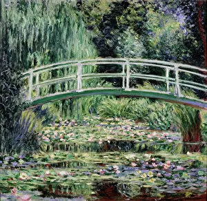 Water lilies and gardens in impressionism. Collection: White Water Lilies, 1899. Artist: Claude Monet