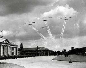 B And W Collection: Passing Out Parade at RAF Cranwell