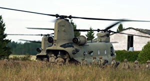 Chinook Collection: British troops exercise in Estonia as part of the NATOs eFP (Enhanced Forward Presence)