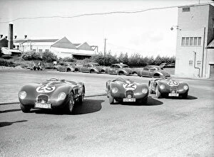 Stirling Moss Photographic Print Collection: 1951 Le Mans 24 hours