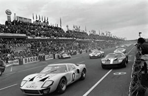 Sarthe Premium Framed Print Collection: 1966 24 Hours of Le Mans