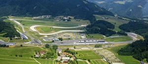 Hungary Canvas Print Collection: Ariel View, Red Bull Ring, Spielberg, Austria, Hungary, 24 July 2013